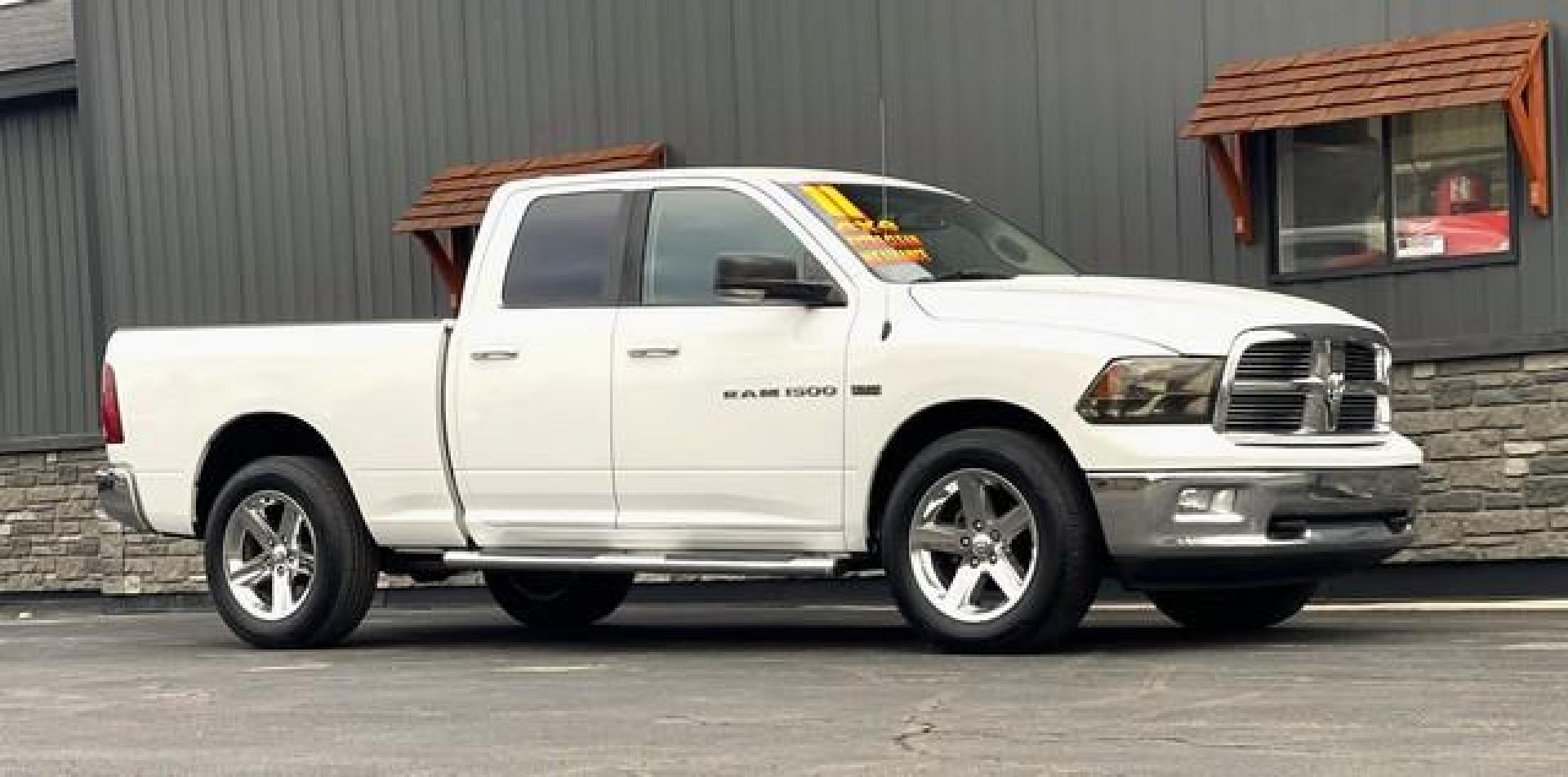 2011 WHITE RAM 1500 QUAD (1D7RV1GT9BS) with an V8,5.7L(345 CID),OHV engine, AUTOMATIC transmission, located at 14600 Frazho Road, Warren, MI, 48089, (586) 776-3400, 42.485996, -82.974220 - Photo#2