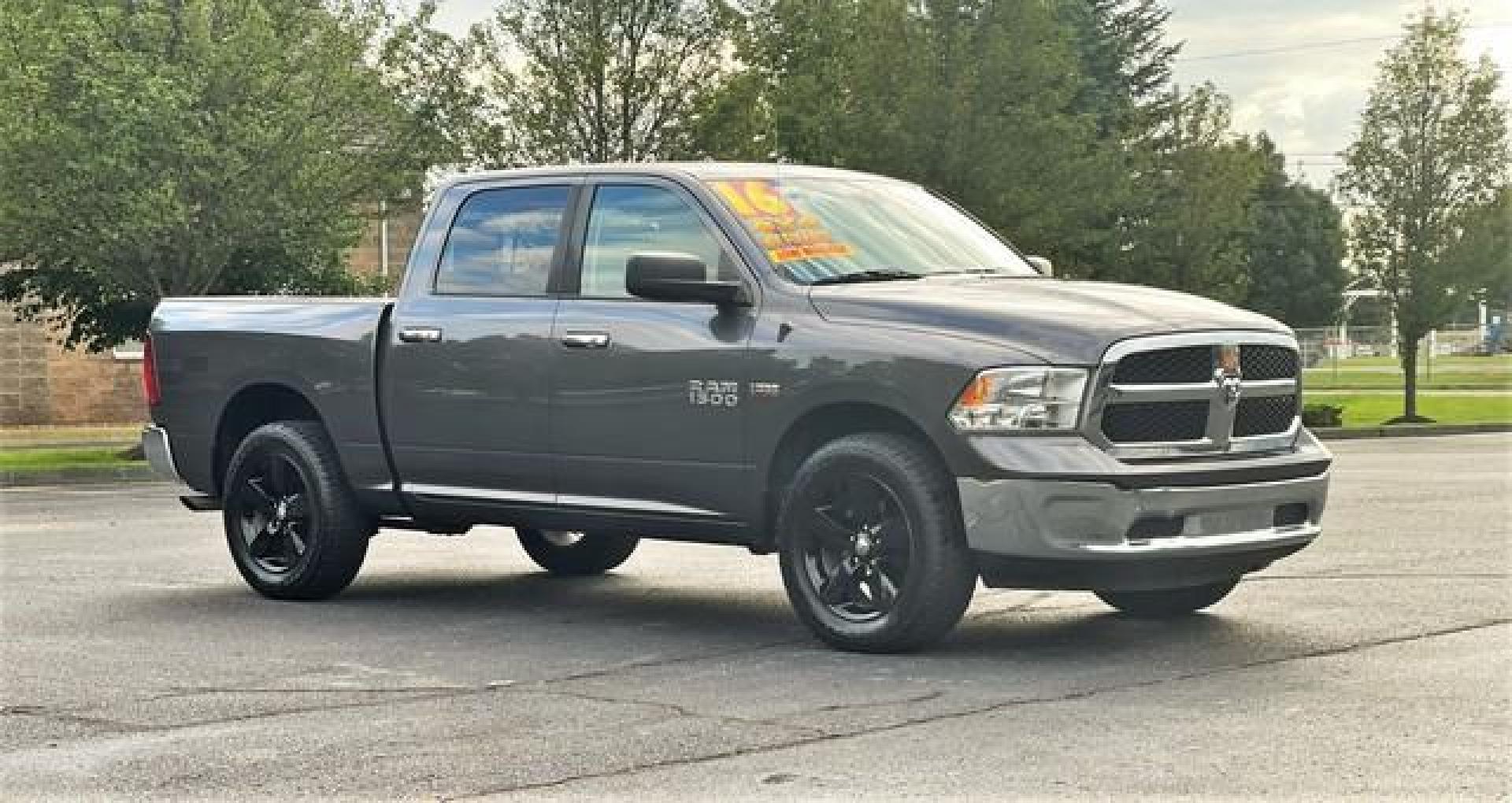 2016 GREY RAM 1500 (1C6RR7LT5GS) with an V8,5.7L(345 CID),OHV engine, AUTOMATIC transmission, located at 14600 Frazho Road, Warren, MI, 48089, (586) 776-3400, 42.485996, -82.974220 - Photo#1