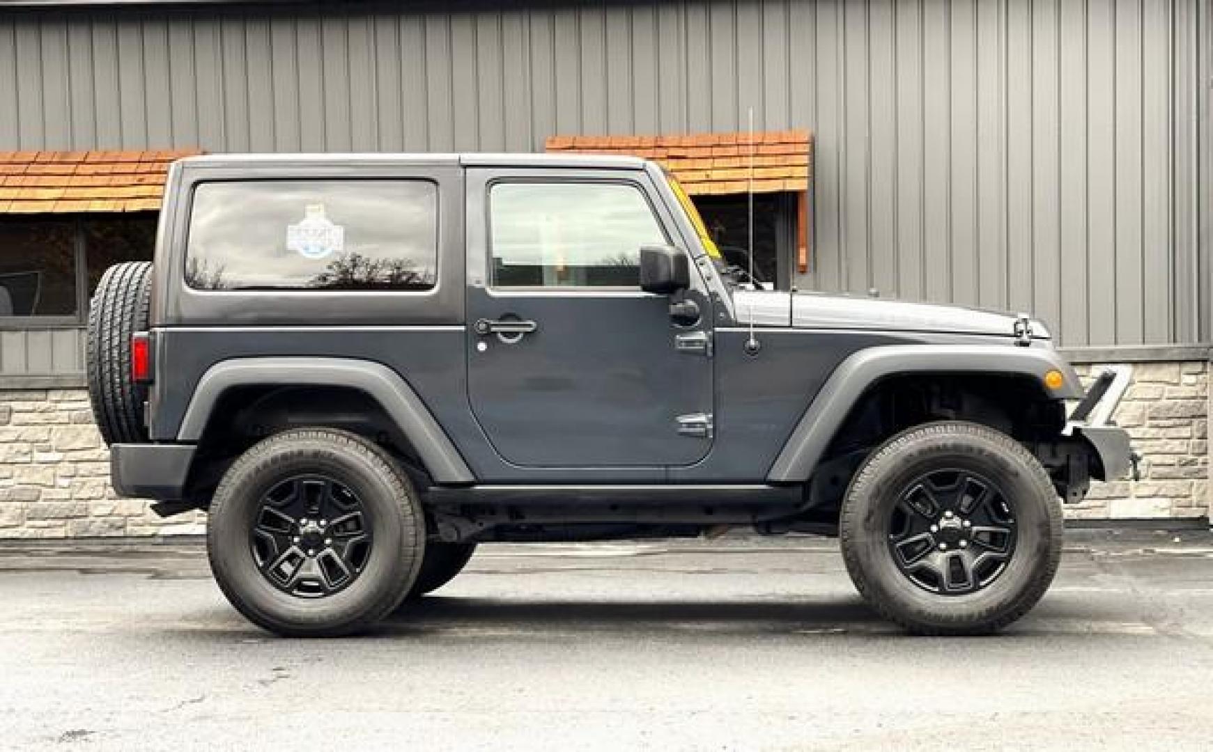 2017 RHINO JEEP WRANGLER (1C4AJWAG5HL) with an V6,3.6L(220 CID),DOHC engine, MANUAL transmission, located at 14600 Frazho Road, Warren, MI, 48089, (586) 776-3400, 42.485996, -82.974220 - Photo#1