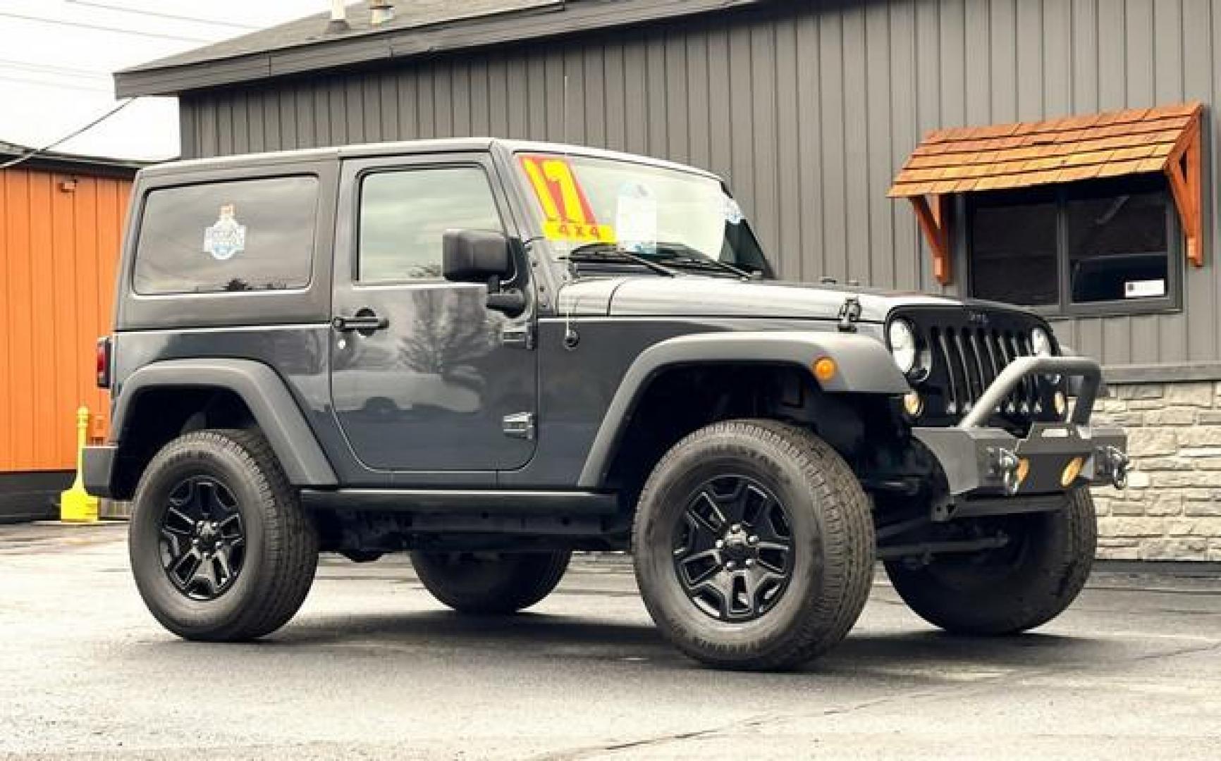 2017 RHINO JEEP WRANGLER (1C4AJWAG5HL) with an V6,3.6L(220 CID),DOHC engine, MANUAL transmission, located at 14600 Frazho Road, Warren, MI, 48089, (586) 776-3400, 42.485996, -82.974220 - Photo#4