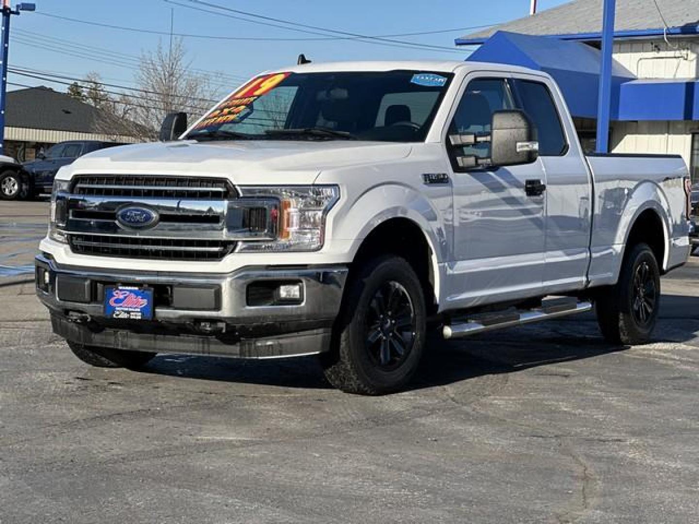 2019 WHITE FORD F-150 (1FTFX1E44KK) with an V6,3.5L(213 CID),DOHC engine, AUTOMATIC transmission, located at 14600 Frazho Road, Warren, MI, 48089, (586) 776-3400, 42.485996, -82.974220 - Photo#0