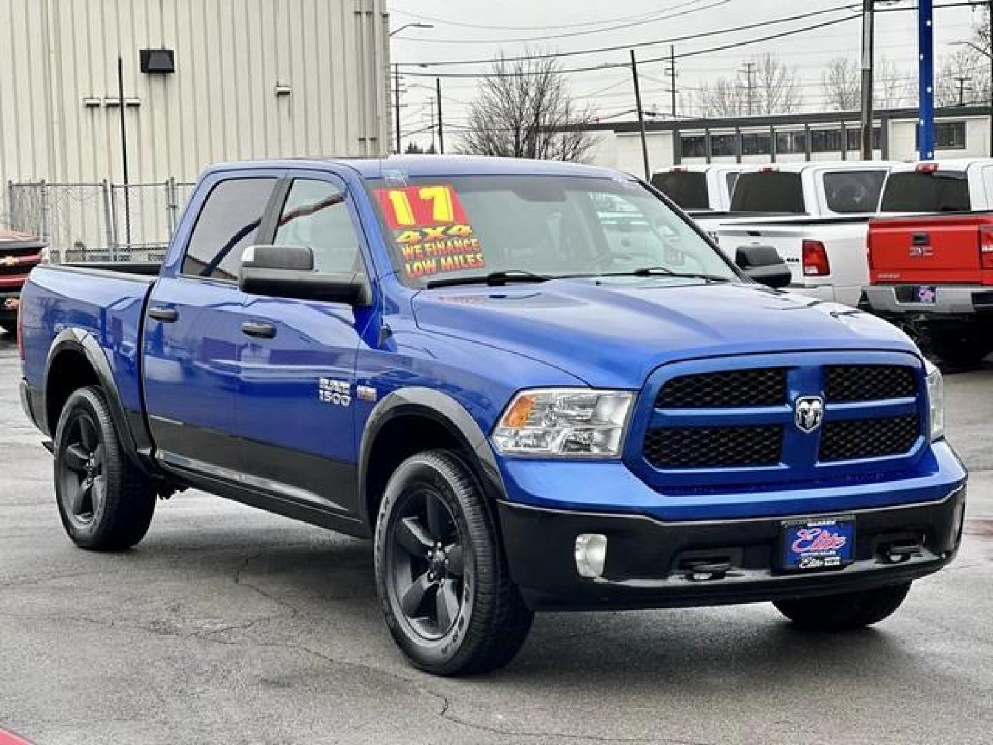 2017 BLUE RAM 1500 (1C6RR7LT1HS) with an V8,5.7L(345 CID),OHV engine, AUTOMATIC transmission, located at 14600 Frazho Road, Warren, MI, 48089, (586) 776-3400, 42.485996, -82.974220 - Photo#3