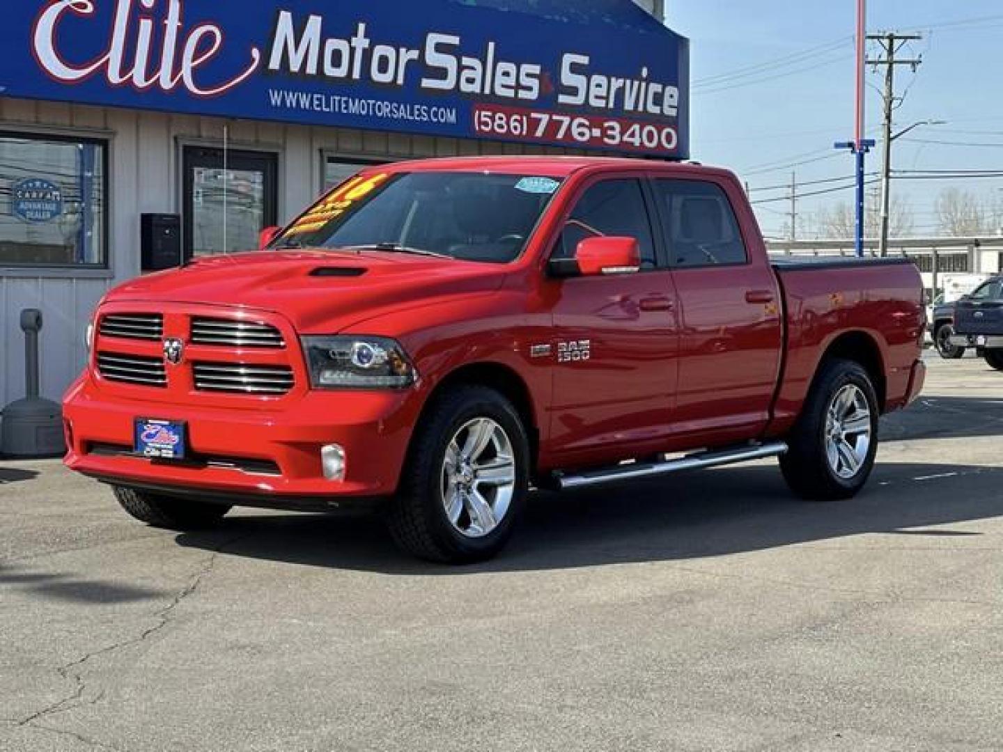 2016 RED RAM 1500 (1C6RR7MT4GS) with an V8,5.7L(345 CID),OHV engine, AUTOMATIC transmission, located at 14600 Frazho Road, Warren, MI, 48089, (586) 776-3400, 42.485996, -82.974220 - Photo#0