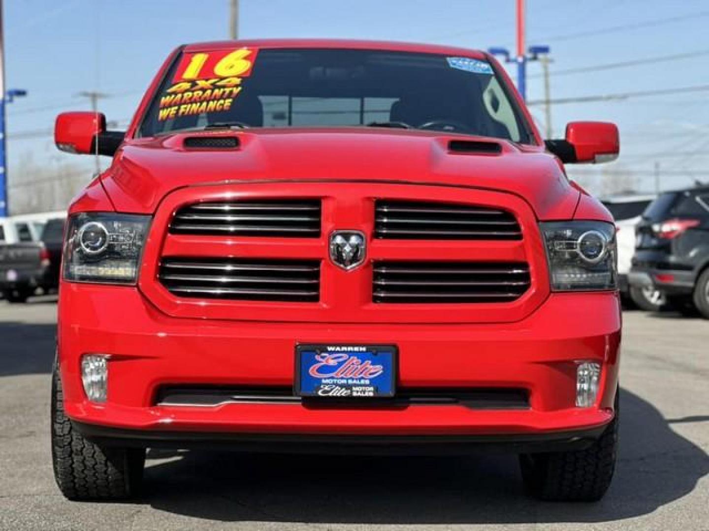 2016 RED RAM 1500 (1C6RR7MT4GS) with an V8,5.7L(345 CID),OHV engine, AUTOMATIC transmission, located at 14600 Frazho Road, Warren, MI, 48089, (586) 776-3400, 42.485996, -82.974220 - Photo#1