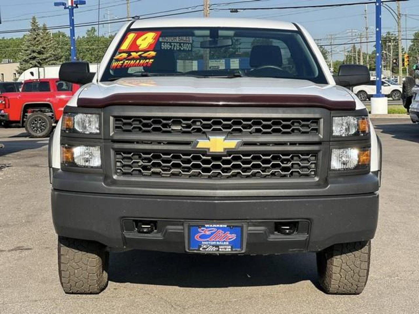 2014 WHITE CHEVROLET SILVERADO 1500 (1GCNKPEC5EZ) with an V8,5.3L(325 CID),OHV engine, AUTOMATIC transmission, located at 14600 Frazho Road, Warren, MI, 48089, (586) 776-3400, 42.485996, -82.974220 - Photo#1