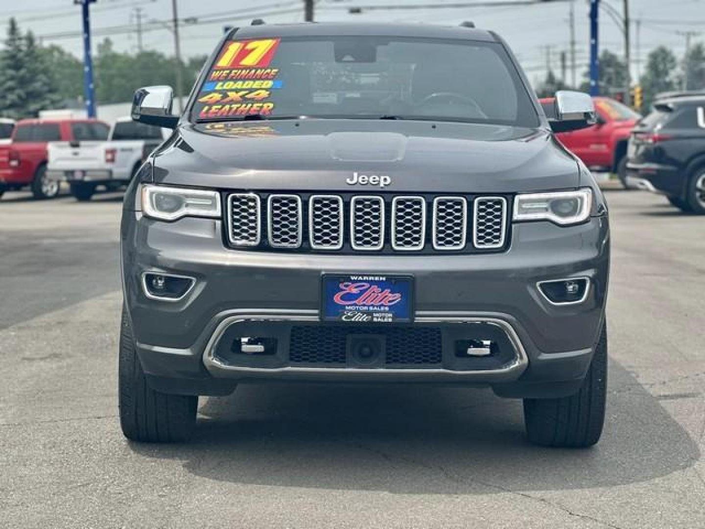 2017 GRAY JEEP GRAND CHEROKEE (1C4RJFCG5HC) with an V6,3.6L(220 CID),DOHC engine, AUTOMATIC transmission, located at 14600 Frazho Road, Warren, MI, 48089, (586) 776-3400, 42.485996, -82.974220 - Photo#1