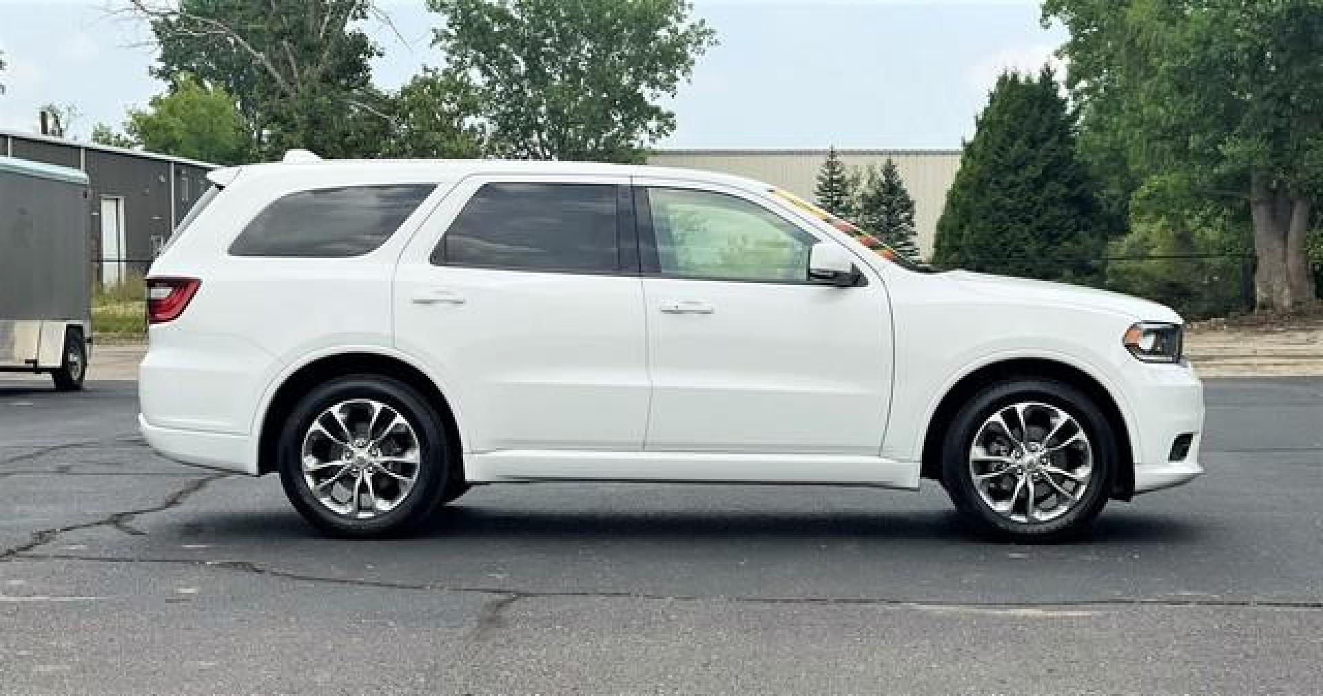 2020 WHITE DODGE DURANGO (1C4RDHDG9LC) with an V6,3.6L(220 CID),DOHC engine, AUTOMATIC transmission, located at 14600 Frazho Road, Warren, MI, 48089, (586) 776-3400, 42.485996, -82.974220 - Photo#0