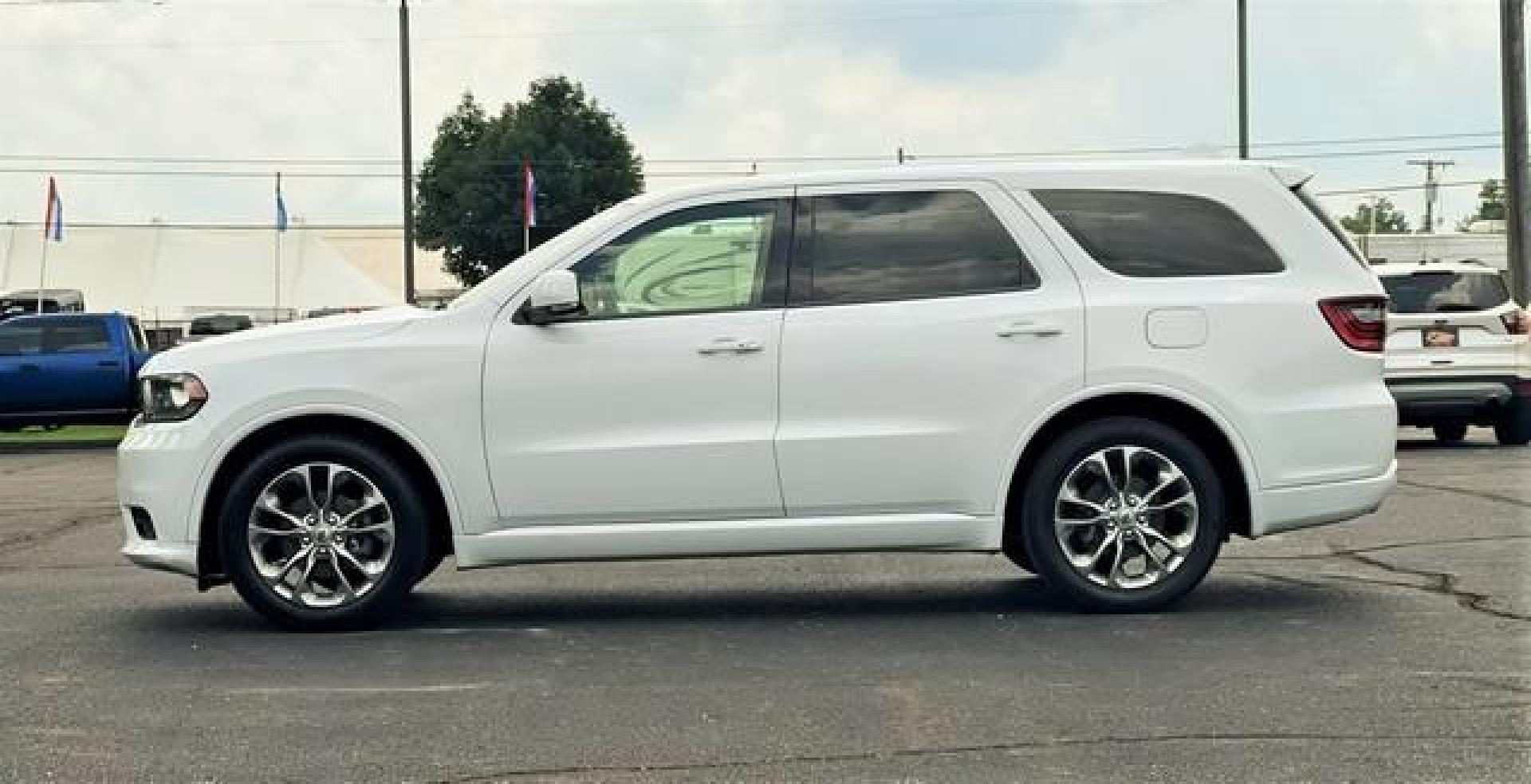 2020 WHITE DODGE DURANGO (1C4RDHDG9LC) with an V6,3.6L(220 CID),DOHC engine, AUTOMATIC transmission, located at 14600 Frazho Road, Warren, MI, 48089, (586) 776-3400, 42.485996, -82.974220 - Photo#1