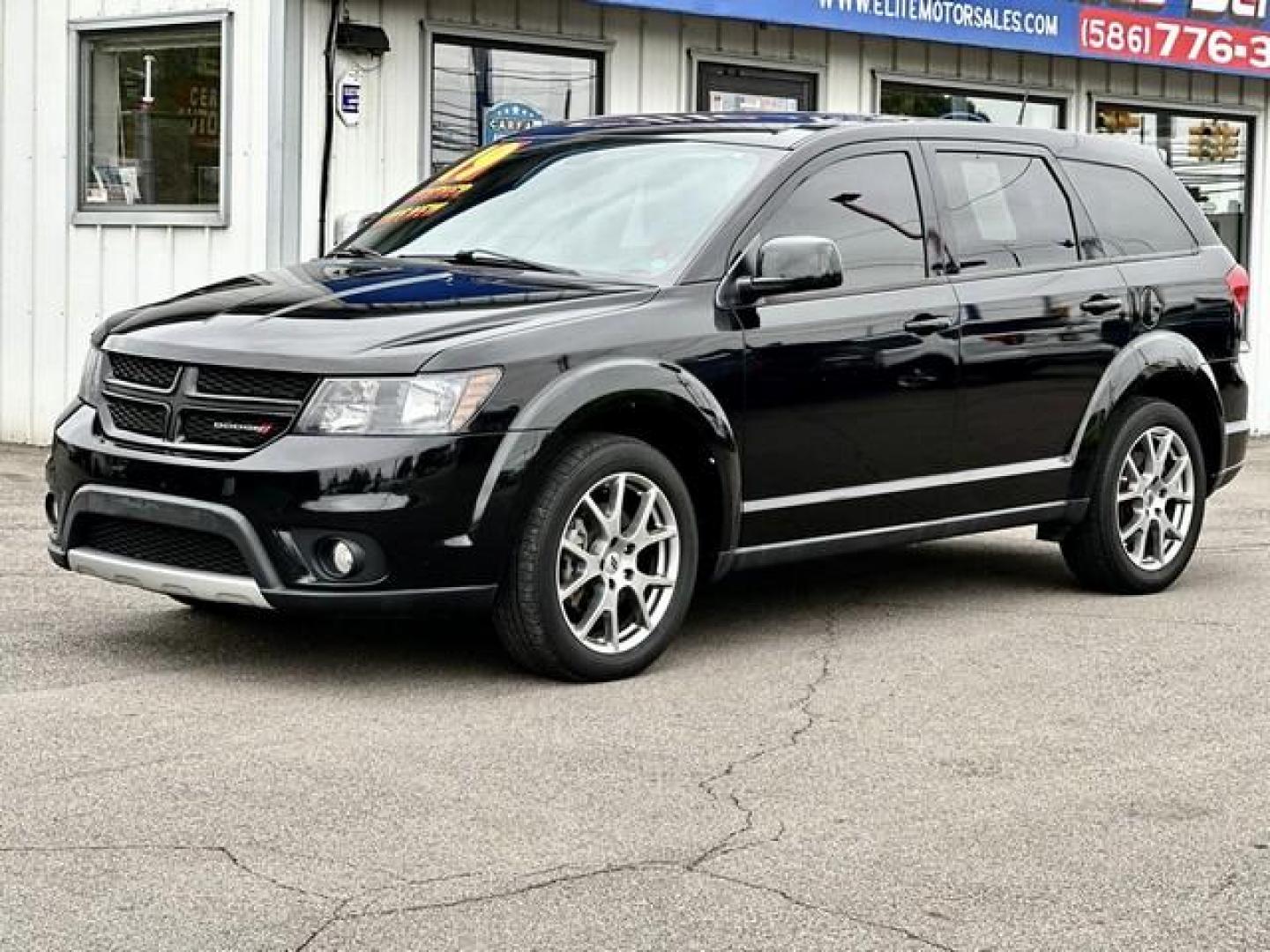 2019 BLACK DODGE JOURNEY (3C4PDDEG1KT) with an V6,3.6L(220 CID),DOHC engine, AUTOMATIC transmission, located at 14600 Frazho Road, Warren, MI, 48089, (586) 776-3400, 42.485996, -82.974220 - Photo#0