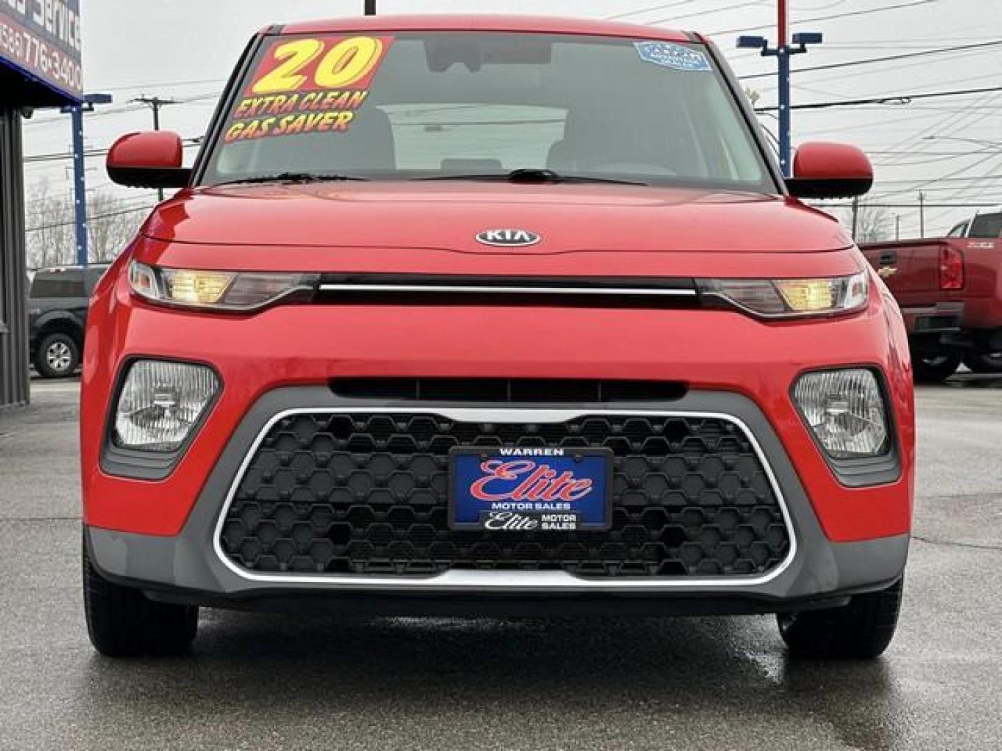 2020 RED KIA SOUL (KNDJ23AUXL7) with an L4,2.0L(122 CID), engine, AUTOMATIC transmission, located at 14600 Frazho Road, Warren, MI, 48089, (586) 776-3400, 42.485996, -82.974220 - Photo#1