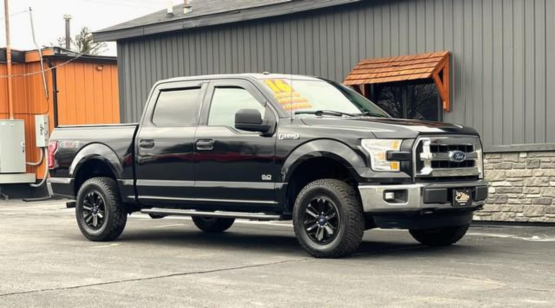 2016 BLACK FORD F-150 (1FTEW1EFXGF) with an V8,5.0L(302 CID),DOHC engine, AUTOMATIC transmission, located at 14600 Frazho Road, Warren, MI, 48089, (586) 776-3400, 42.485996, -82.974220 - Photo#3