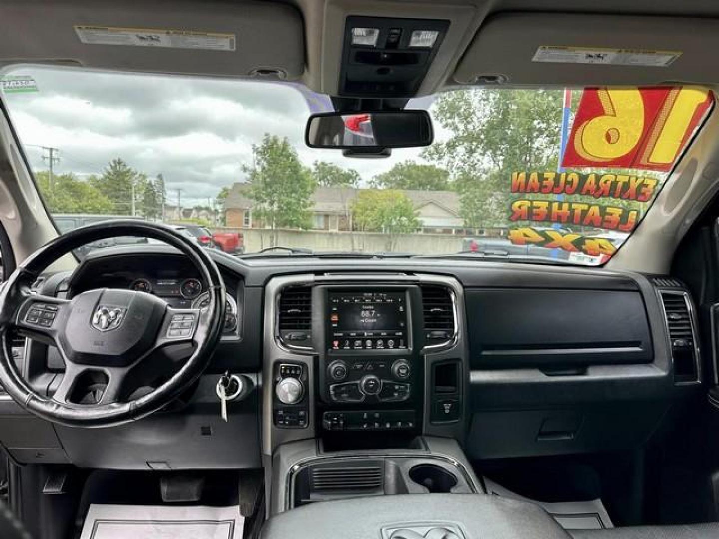 2016 BLACK RAM 1500 (1C6RR7MT3GS) with an V8,5.7L(345 CID),OHV engine, AUTOMATIC transmission, located at 14600 Frazho Road, Warren, MI, 48089, (586) 776-3400, 42.485996, -82.974220 - Photo#17