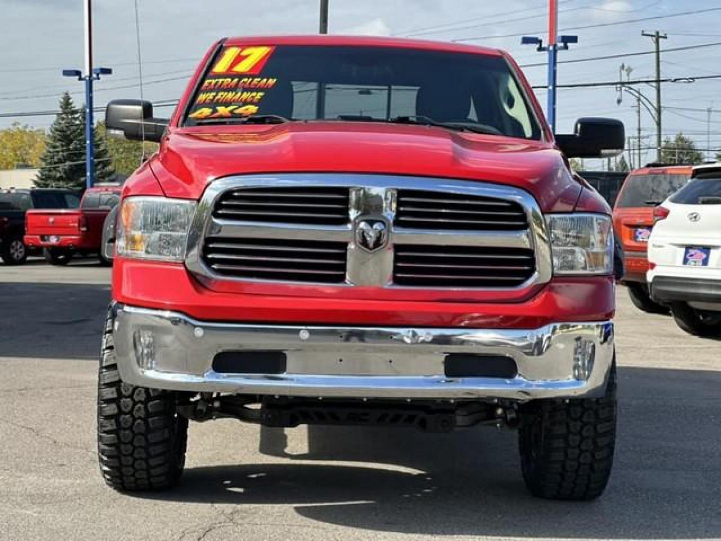 2017 FLAME RED RAM 1500 (1C6RR7GT1HS) with an V8,5.7L(345 CID),OHV engine, AUTOMATIC transmission, located at 14600 Frazho Road, Warren, MI, 48089, (586) 776-3400, 42.485996, -82.974220 - Photo#3