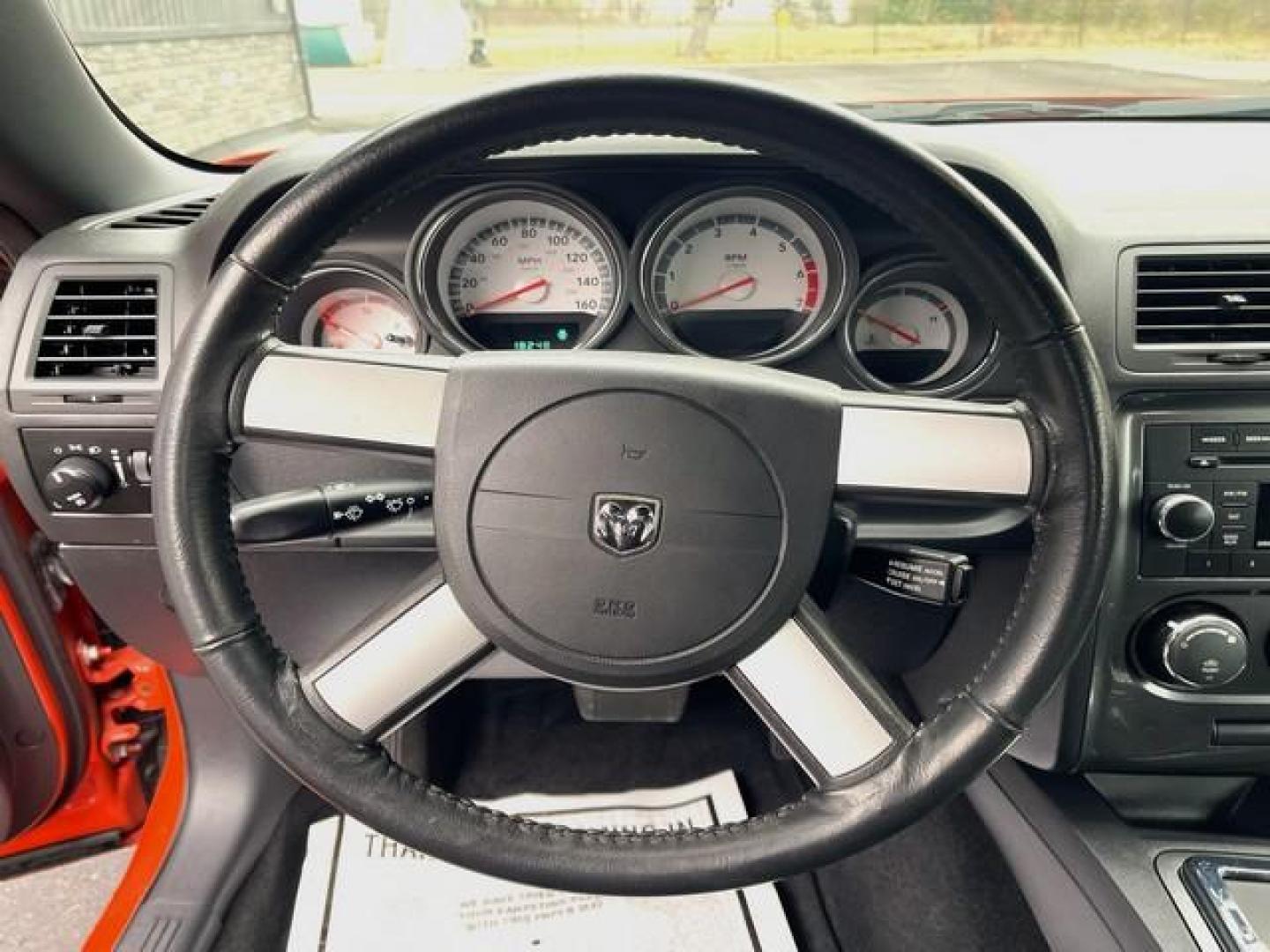 2009 HEMI ORANGE PEARL COAT /BLACK DODGE CHALLENGER R/T (2B3LJ54T99H) with an V8,5.7L(345 CID),OHV engine, AUTOMATIC transmission, located at 14600 Frazho Road, Warren, MI, 48089, (586) 776-3400, 42.485996, -82.974220 - Photo#9