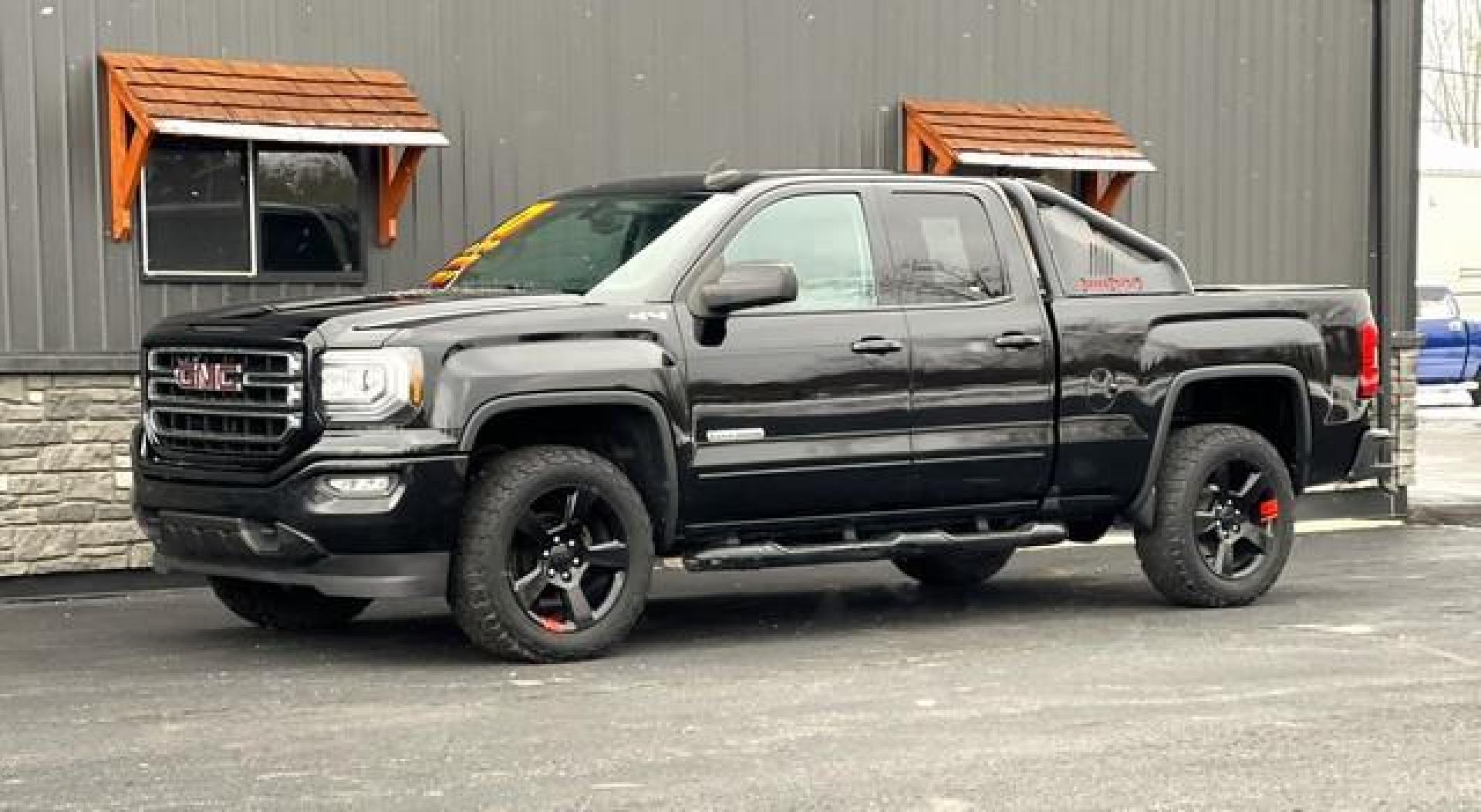 2017 BLACK GMC SIERRA 1500 (1GTV2LEC4HZ) with an V8,5.3L(325 CID),OHV engine, AUTOMATIC transmission, located at 14600 Frazho Road, Warren, MI, 48089, (586) 776-3400, 42.485996, -82.974220 - Photo#0