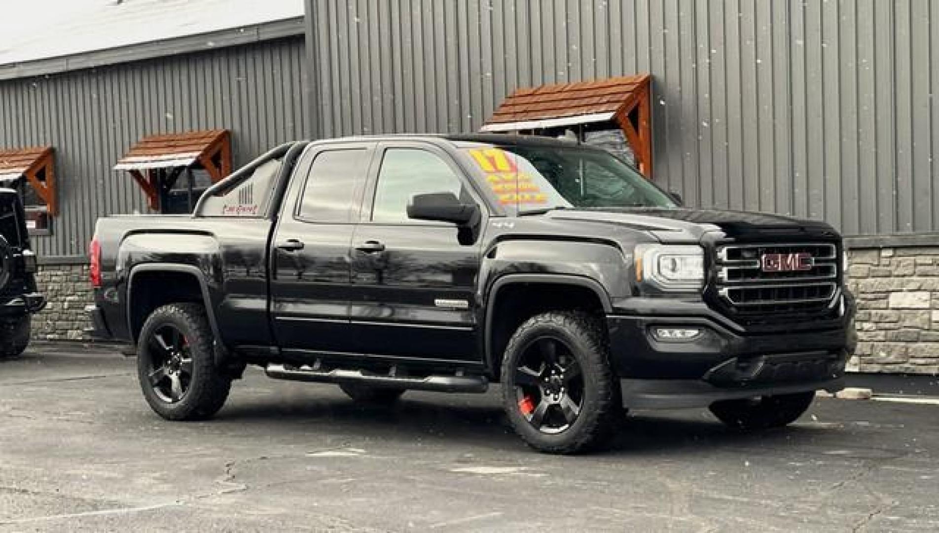 2017 BLACK GMC SIERRA 1500 (1GTV2LEC4HZ) with an V8,5.3L(325 CID),OHV engine, AUTOMATIC transmission, located at 14600 Frazho Road, Warren, MI, 48089, (586) 776-3400, 42.485996, -82.974220 - Photo#4