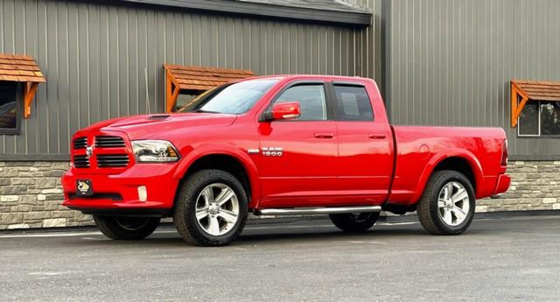 2013 RED RAM 1500 (1C6RR7HT9DS) with an V8,5.7L(345 CID),OHV engine, AUTOMATIC transmission, located at 14600 Frazho Road, Warren, MI, 48089, (586) 776-3400, 42.485996, -82.974220 - Photo#1