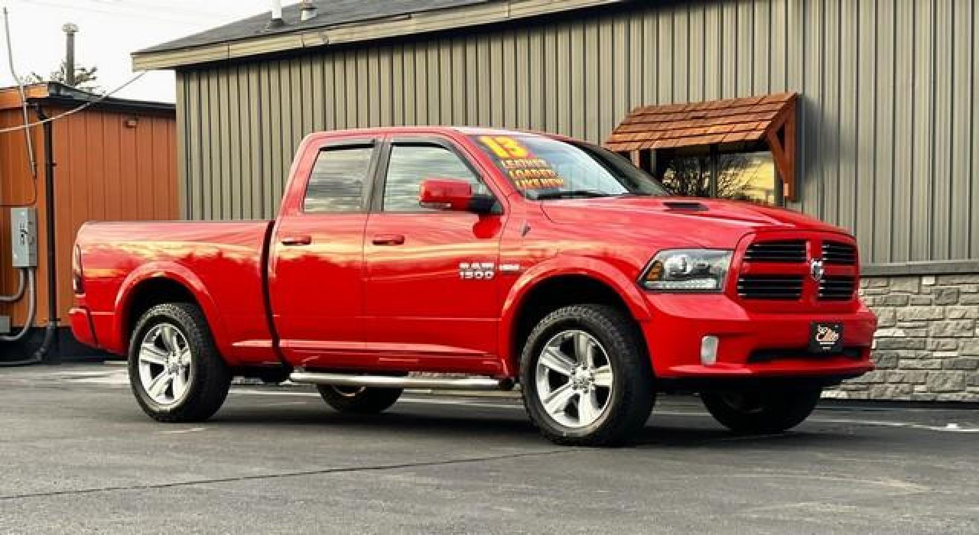 2013 RED RAM 1500 (1C6RR7HT9DS) with an V8,5.7L(345 CID),OHV engine, AUTOMATIC transmission, located at 14600 Frazho Road, Warren, MI, 48089, (586) 776-3400, 42.485996, -82.974220 - Photo#4