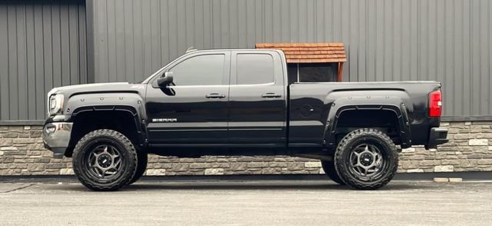 2016 BLACK GMC SIERRA 1500 (1GTV2MEC8GZ) with an V8,5.3L(325 CID),OHV engine, AUTOMATIC transmission, located at 14600 Frazho Road, Warren, MI, 48089, (586) 776-3400, 42.485996, -82.974220 - Photo#1