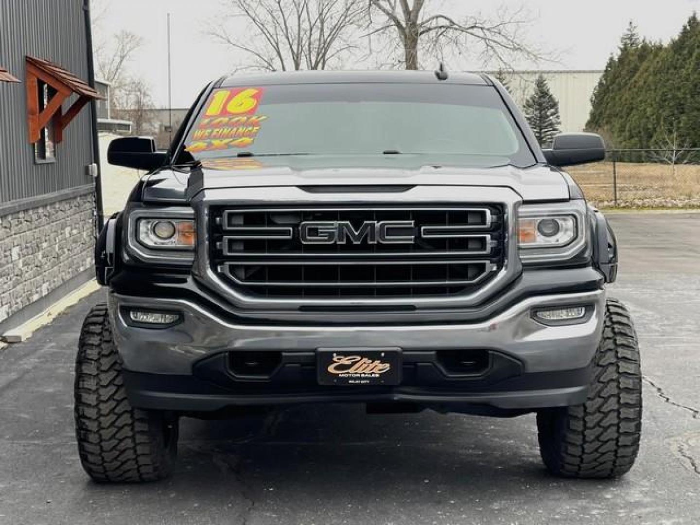 2016 BLACK GMC SIERRA 1500 (1GTV2MEC8GZ) with an V8,5.3L(325 CID),OHV engine, AUTOMATIC transmission, located at 14600 Frazho Road, Warren, MI, 48089, (586) 776-3400, 42.485996, -82.974220 - Photo#2