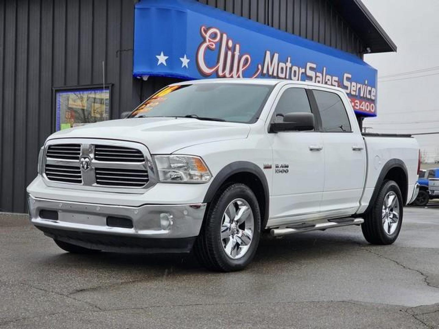 2016 WHITE RAM 1500 (1C6RR7LT0GS) with an V8,5.7L(345 CID),OHV engine, AUTOMATIC transmission, located at 14600 Frazho Road, Warren, MI, 48089, (586) 776-3400, 42.485996, -82.974220 - Photo#0