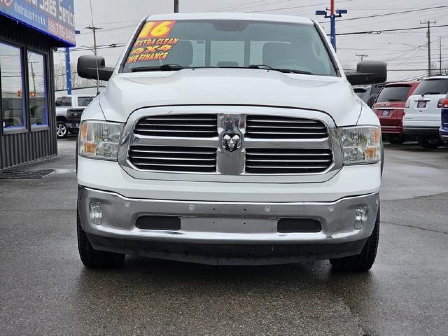 2016 WHITE RAM 1500 (1C6RR7LT0GS) with an V8,5.7L(345 CID),OHV engine, AUTOMATIC transmission, located at 14600 Frazho Road, Warren, MI, 48089, (586) 776-3400, 42.485996, -82.974220 - Photo#1