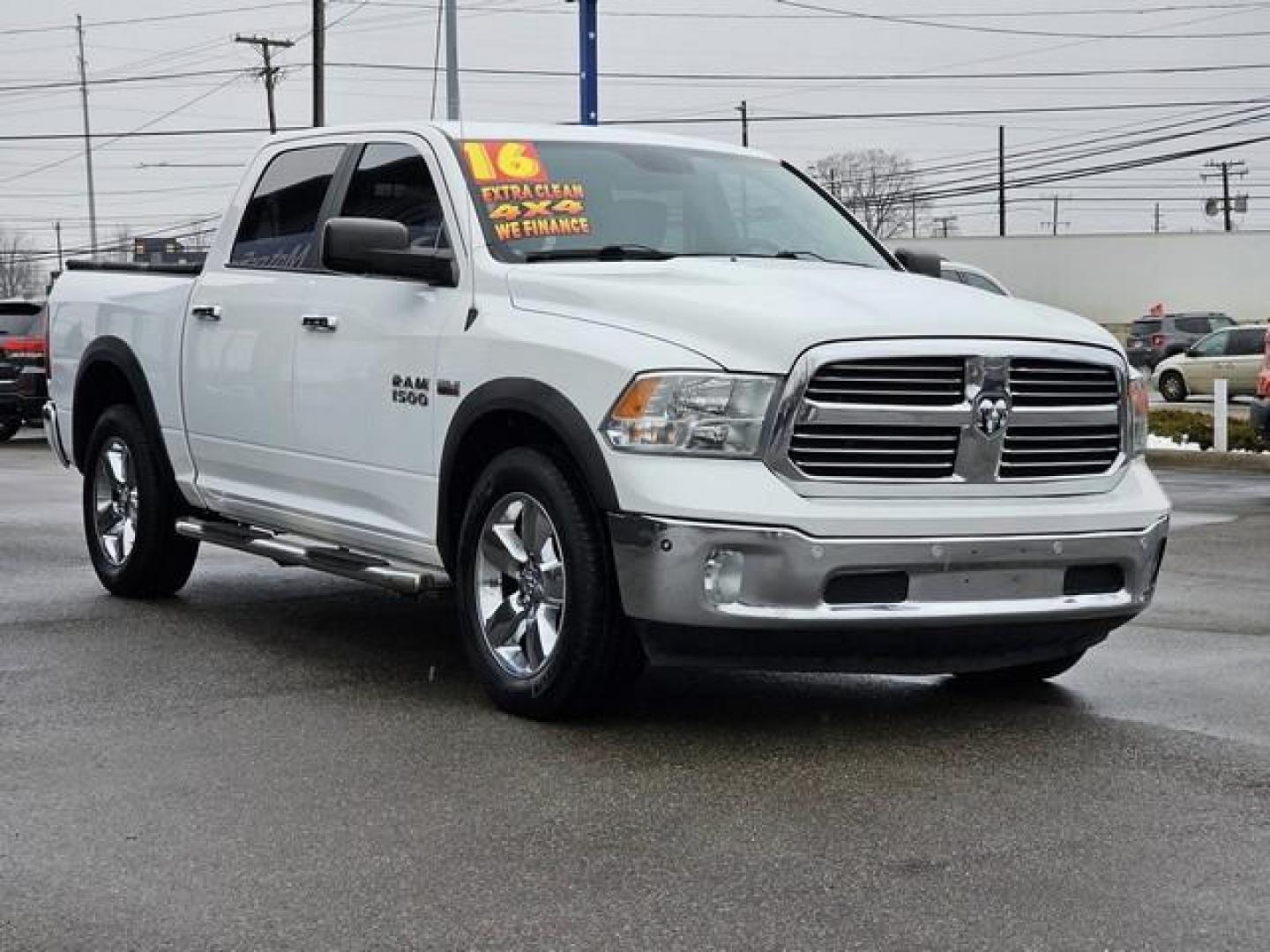 2016 WHITE RAM 1500 (1C6RR7LT0GS) with an V8,5.7L(345 CID),OHV engine, AUTOMATIC transmission, located at 14600 Frazho Road, Warren, MI, 48089, (586) 776-3400, 42.485996, -82.974220 - Photo#2