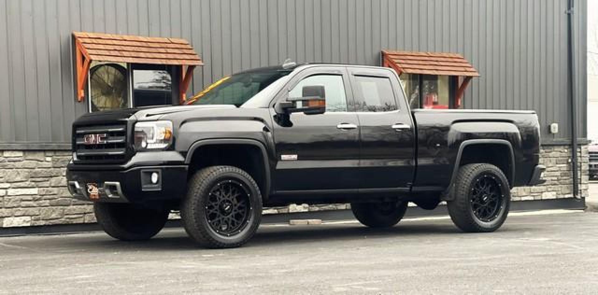 2015 BLACK GMC SIERRA 1500 (1GTV2VEC3FZ) with an V8,5.3L(325 CID),OHV engine, AUTOMATIC transmission, located at 14600 Frazho Road, Warren, MI, 48089, (586) 776-3400, 42.485996, -82.974220 - Photo#1