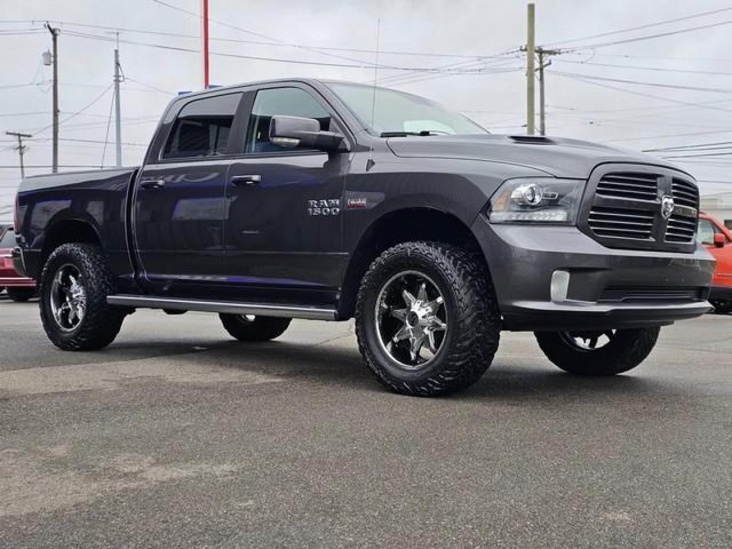 2016 GRAY RAM 1500 (1C6RR7MT4GS) with an V8,5.7L(345 CID),OHV engine, AUTOMATIC transmission, located at 14600 Frazho Road, Warren, MI, 48089, (586) 776-3400, 42.485996, -82.974220 - Photo#2