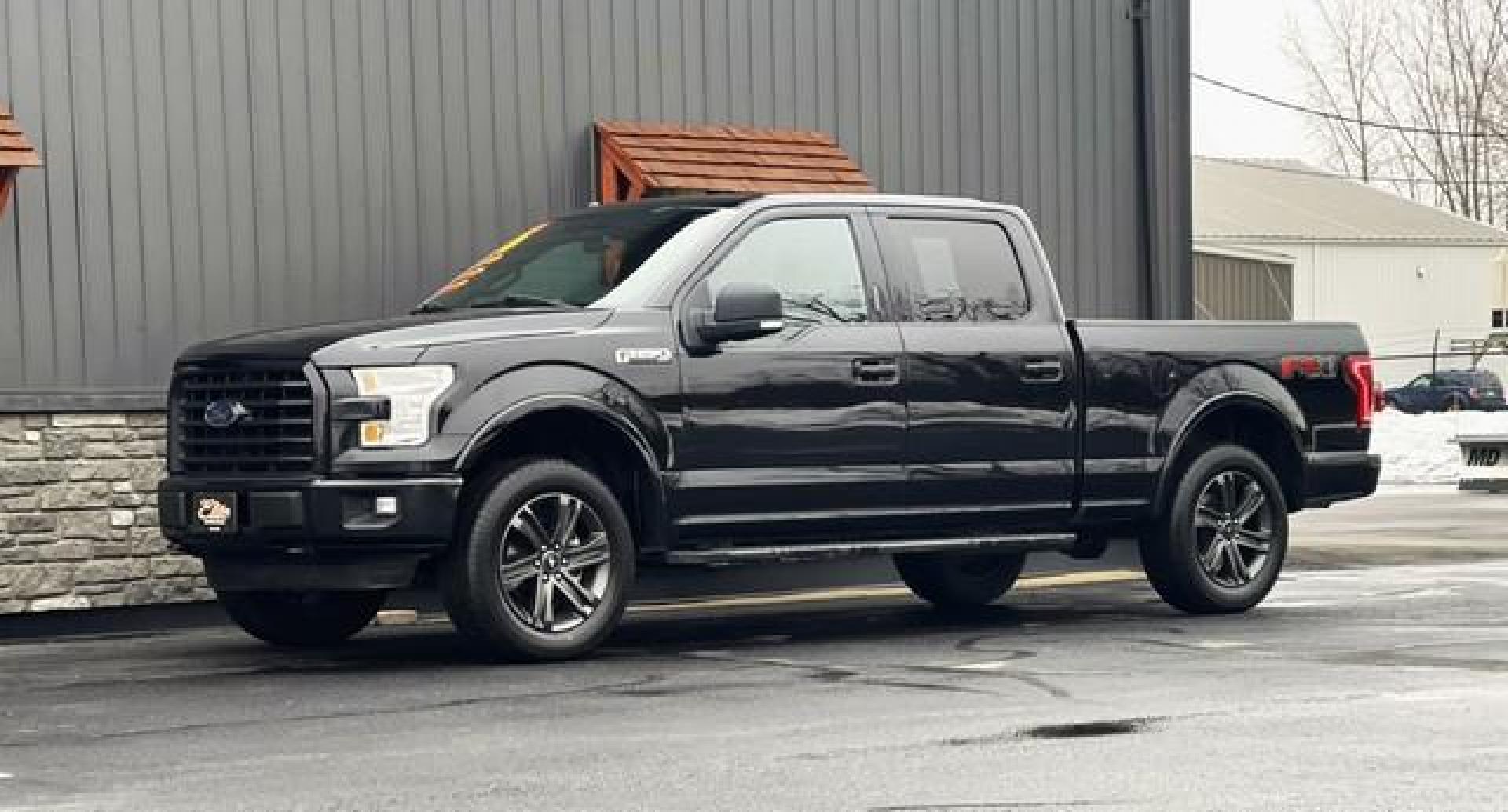 2016 BLACK FORD F-150 (1FTFW1EF4GF) with an V8,5.0L(302 CID),DOHC engine, AUTOMATIC transmission, located at 14600 Frazho Road, Warren, MI, 48089, (586) 776-3400, 42.485996, -82.974220 - Photo#2