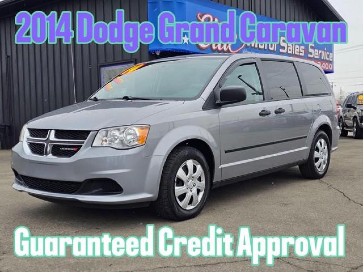 2014 SILVER DODGE GRAND CARAVAN (2C4RDGBG6ER) with an V6,3.6L(220 CID),DOHC engine, AUTOMATIC transmission, located at 14600 Frazho Road, Warren, MI, 48089, (586) 776-3400, 42.485996, -82.974220 - Photo#0