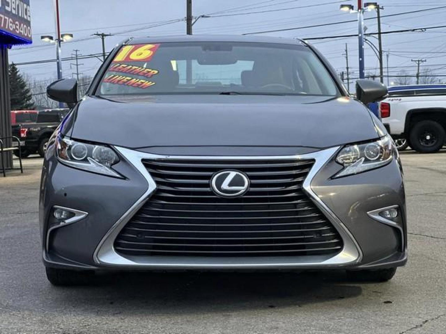 2016 GRAY LEXUS ES350 (58ABK1GG2GU) with an V6,3.5L(211 CID),DOHC engine, AUTOMATIC transmission, located at 14600 Frazho Road, Warren, MI, 48089, (586) 776-3400, 42.485996, -82.974220 - Photo#1