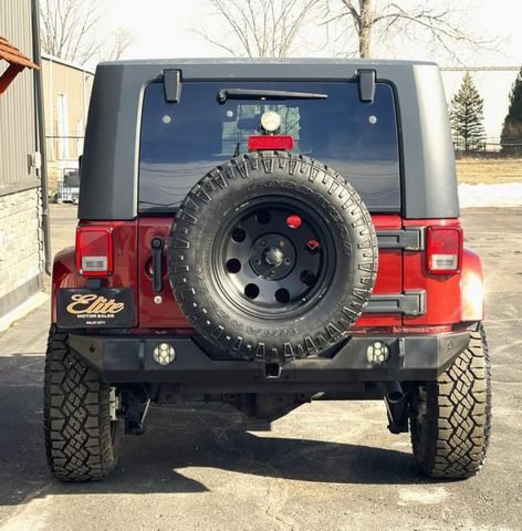 2008 RED ROCK JEEP WRANGLER (1J4FA54128L) with an V6,3.8L(231 CID),OHV engine, AUTOMATIC transmission, located at 14600 Frazho Road, Warren, MI, 48089, (586) 776-3400, 42.485996, -82.974220 - Photo#6