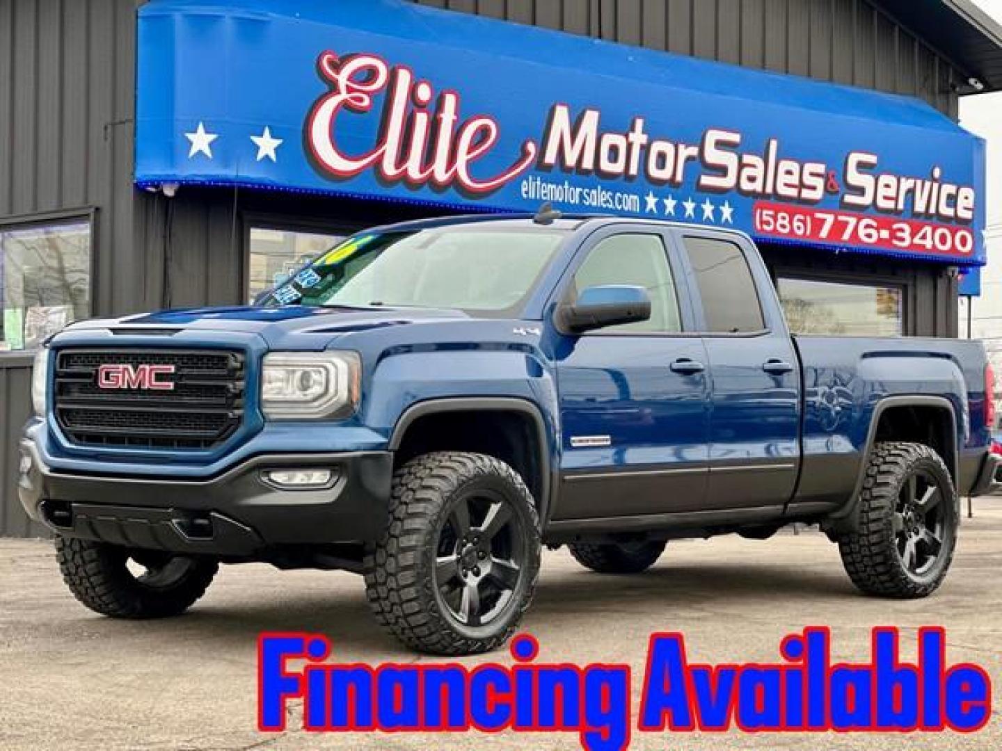 2016 STONE BLUE METALLIC GMC SIERRA 1500 (1GTV2LEC7GZ) with an V8,5.3L(325 CID),OHV engine, AUTOMATIC transmission, located at 14600 Frazho Road, Warren, MI, 48089, (586) 776-3400, 42.485996, -82.974220 - Photo#0