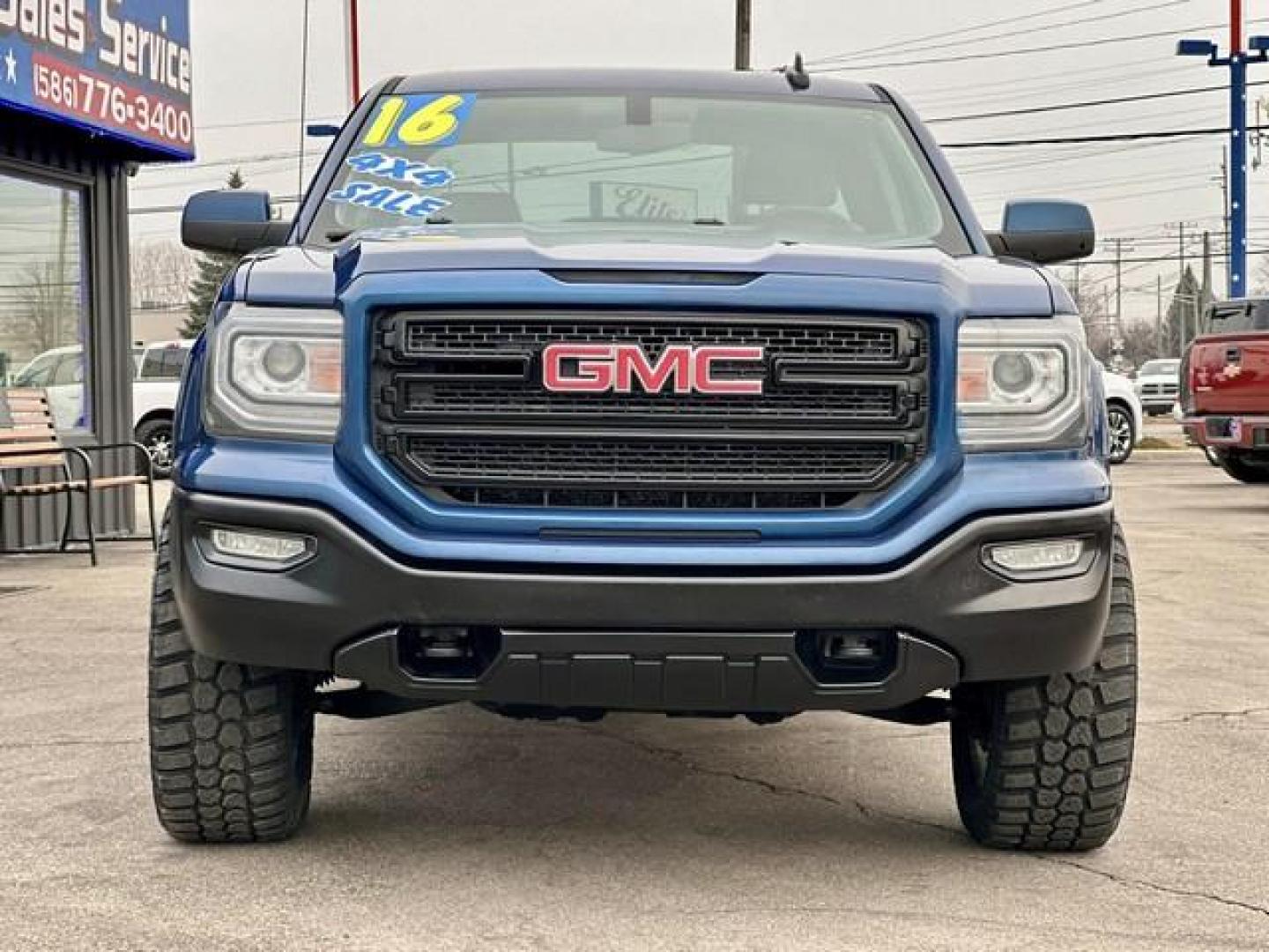 2016 STONE BLUE METALLIC GMC SIERRA 1500 (1GTV2LEC7GZ) with an V8,5.3L(325 CID),OHV engine, AUTOMATIC transmission, located at 14600 Frazho Road, Warren, MI, 48089, (586) 776-3400, 42.485996, -82.974220 - Photo#1