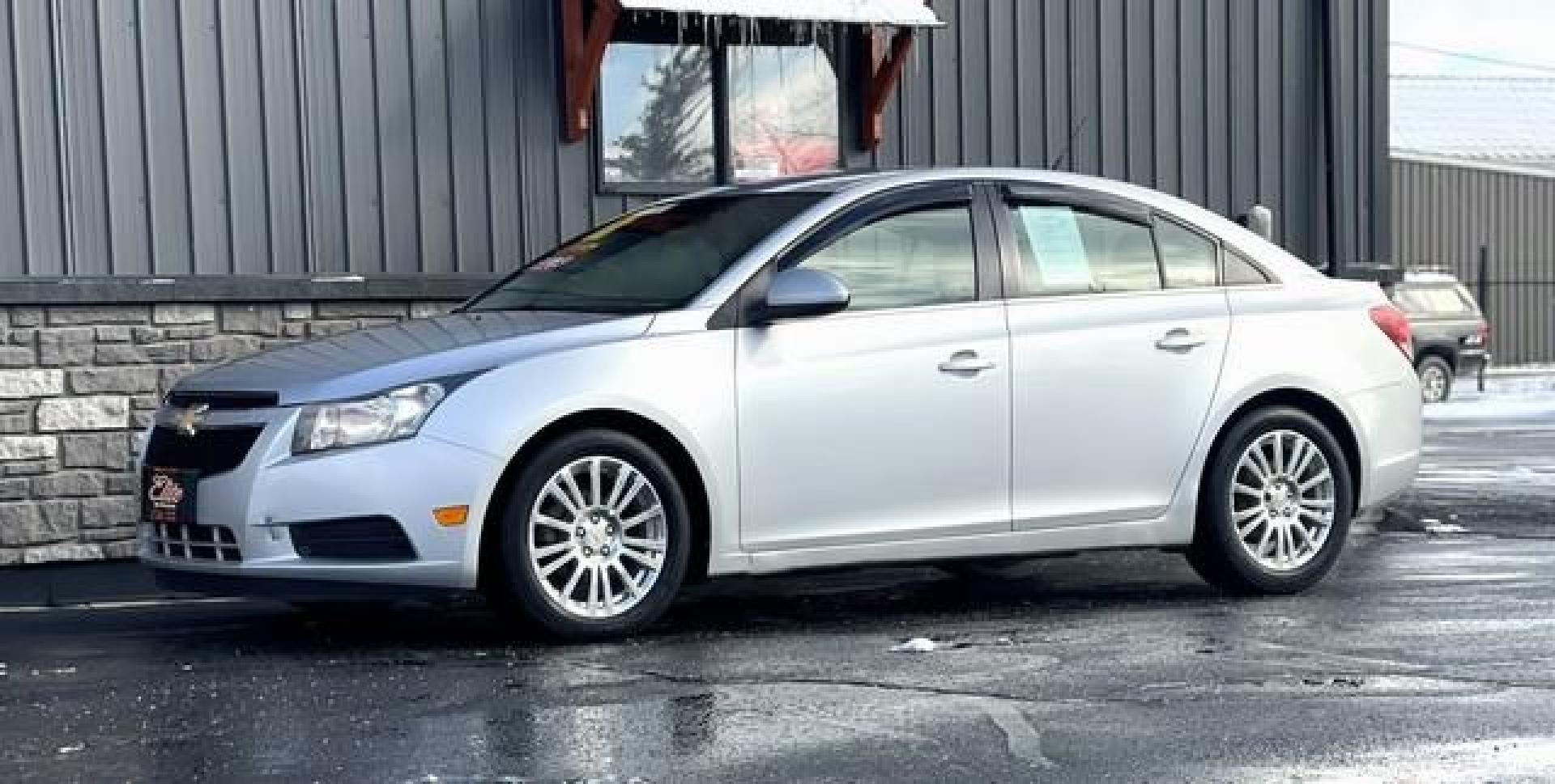 2011 SILVER CHEVROLET CRUZE (1G1PK5S9XB7) with an L4,1.4L(83 CID),DOHC engine, MANUAL transmission, located at 14600 Frazho Road, Warren, MI, 48089, (586) 776-3400, 42.485996, -82.974220 - Photo#1