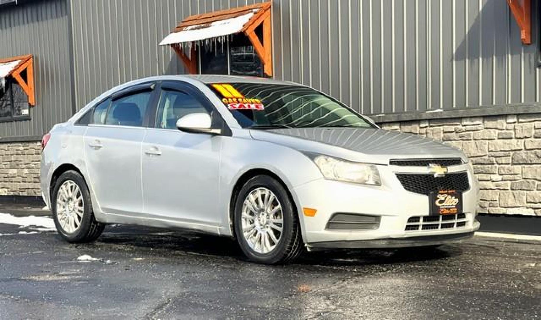 2011 SILVER CHEVROLET CRUZE (1G1PK5S9XB7) with an L4,1.4L(83 CID),DOHC engine, MANUAL transmission, located at 14600 Frazho Road, Warren, MI, 48089, (586) 776-3400, 42.485996, -82.974220 - Photo#4