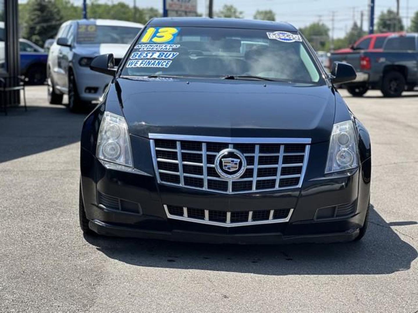 2013 BLACK CADILLAC CTS (1G6DE5E50D0) with an V6,3.0L(182 CID),DOHC engine, AUTOMATIC transmission, located at 14600 Frazho Road, Warren, MI, 48089, (586) 776-3400, 42.485996, -82.974220 - Photo#1