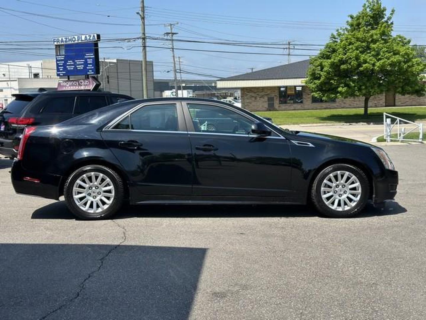 2013 BLACK CADILLAC CTS (1G6DE5E50D0) with an V6,3.0L(182 CID),DOHC engine, AUTOMATIC transmission, located at 14600 Frazho Road, Warren, MI, 48089, (586) 776-3400, 42.485996, -82.974220 - Photo#3