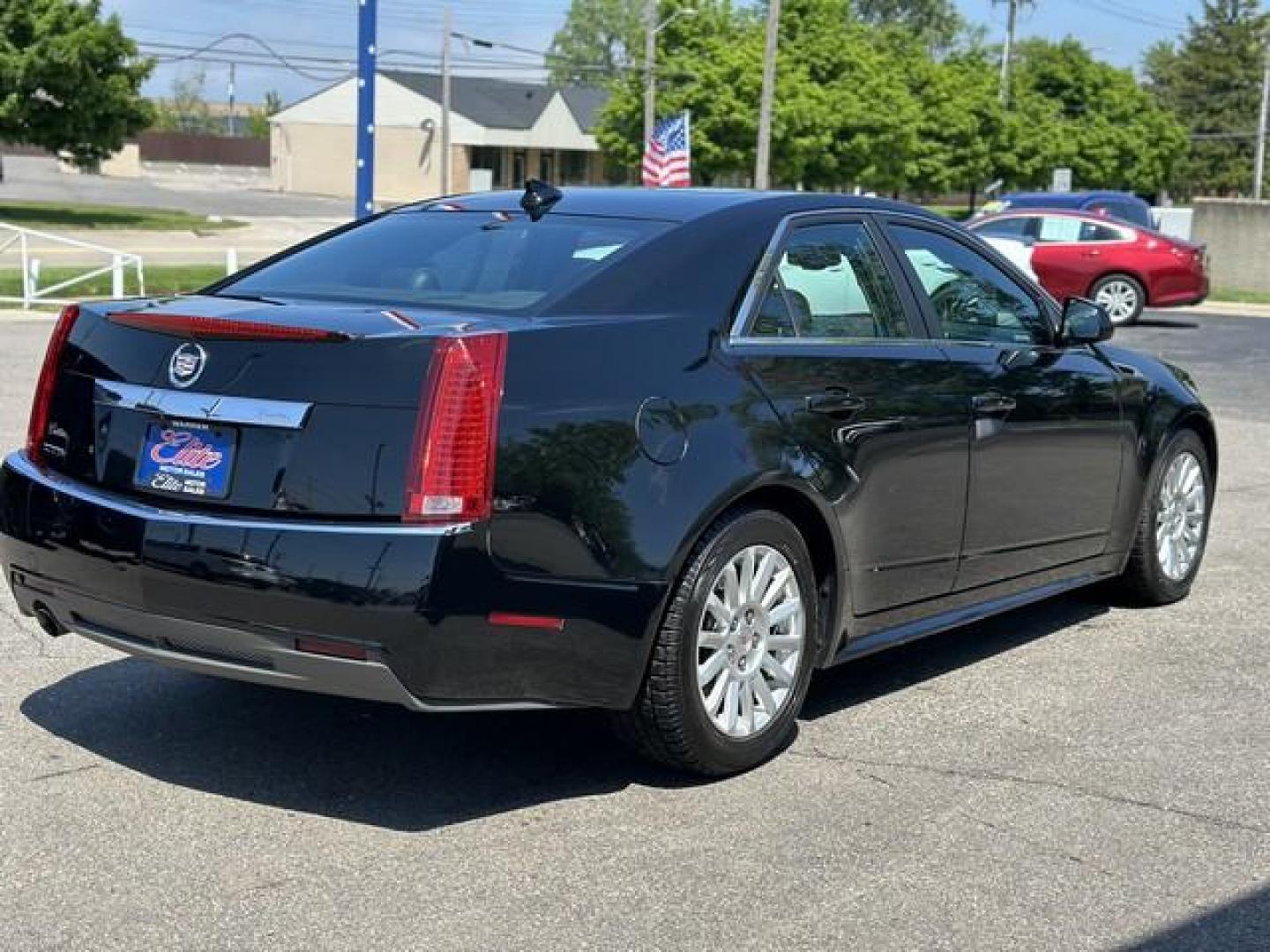 2013 BLACK CADILLAC CTS (1G6DE5E50D0) with an V6,3.0L(182 CID),DOHC engine, AUTOMATIC transmission, located at 14600 Frazho Road, Warren, MI, 48089, (586) 776-3400, 42.485996, -82.974220 - Photo#4