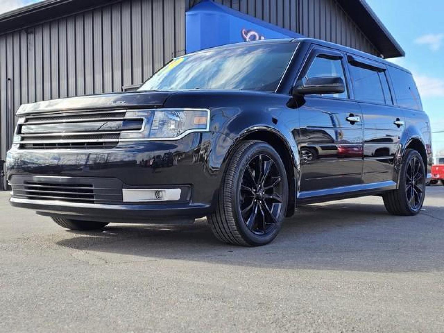 2019 BLACK FORD FLEX (2FMHK6C82KB) with an V6,3.5L(213 CID),DOHC engine, AUTOMATIC transmission, located at 14600 Frazho Road, Warren, MI, 48089, (586) 776-3400, 42.485996, -82.974220 - Photo#0