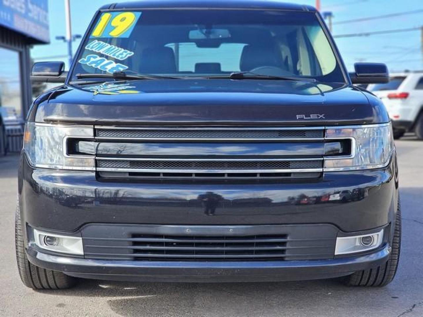 2019 BLACK FORD FLEX (2FMHK6C82KB) with an V6,3.5L(213 CID),DOHC engine, AUTOMATIC transmission, located at 14600 Frazho Road, Warren, MI, 48089, (586) 776-3400, 42.485996, -82.974220 - Photo#1