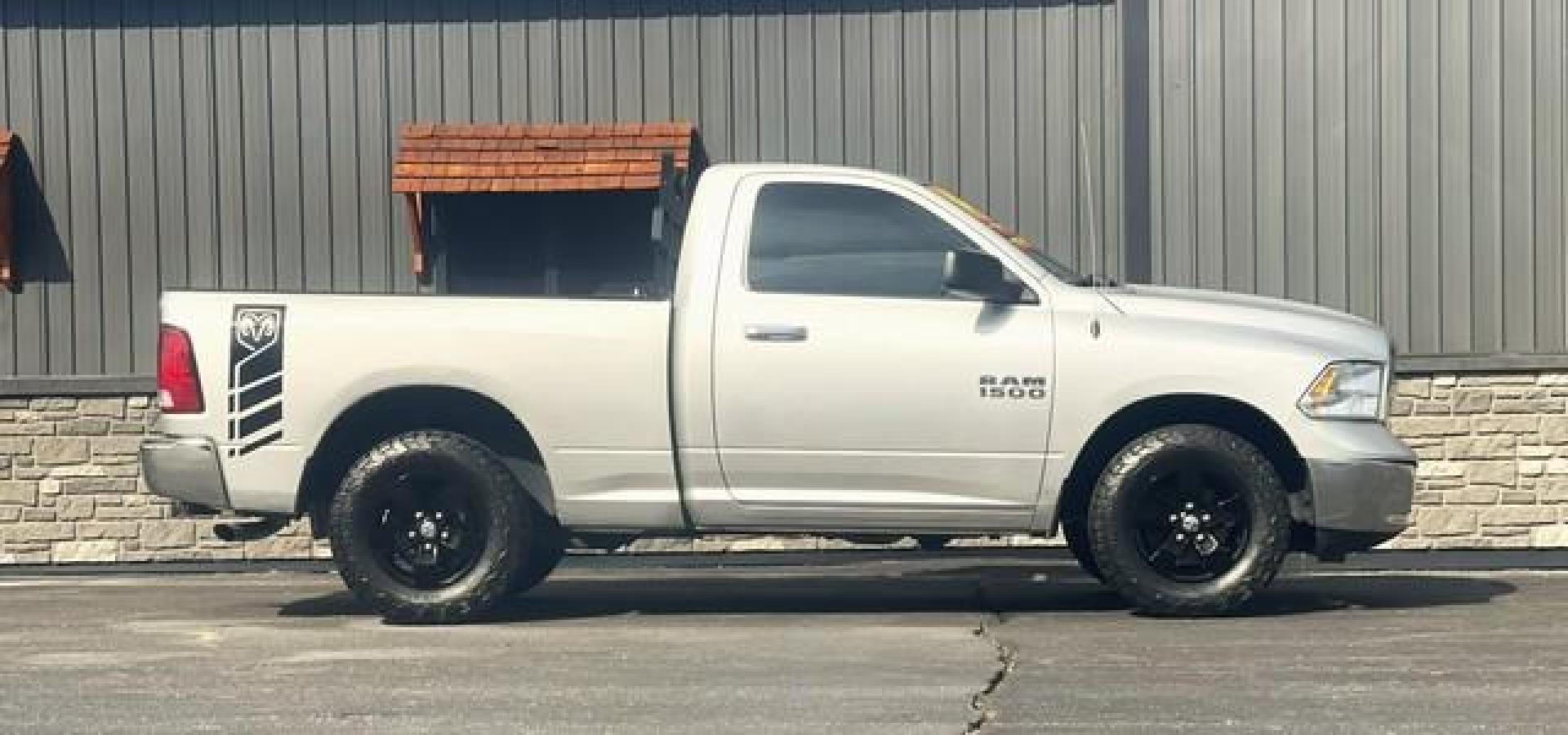 2014 SILVER RAM 1500 (3C6JR7BG2EG) with an V6,3.6L(220 CID),DOHC engine, AUTOMATIC transmission, located at 14600 Frazho Road, Warren, MI, 48089, (586) 776-3400, 42.485996, -82.974220 - Photo#1