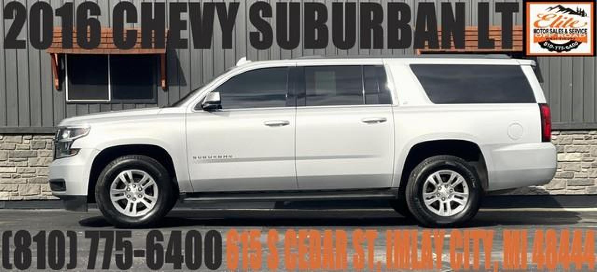 2016 SILVER CHEVROLET SUBURBAN (1GNSKHKC3GR) with an V8,5.3L(325 CID),OHV engine, AUTOMATIC transmission, located at 14600 Frazho Road, Warren, MI, 48089, (586) 776-3400, 42.485996, -82.974220 - Photo#0