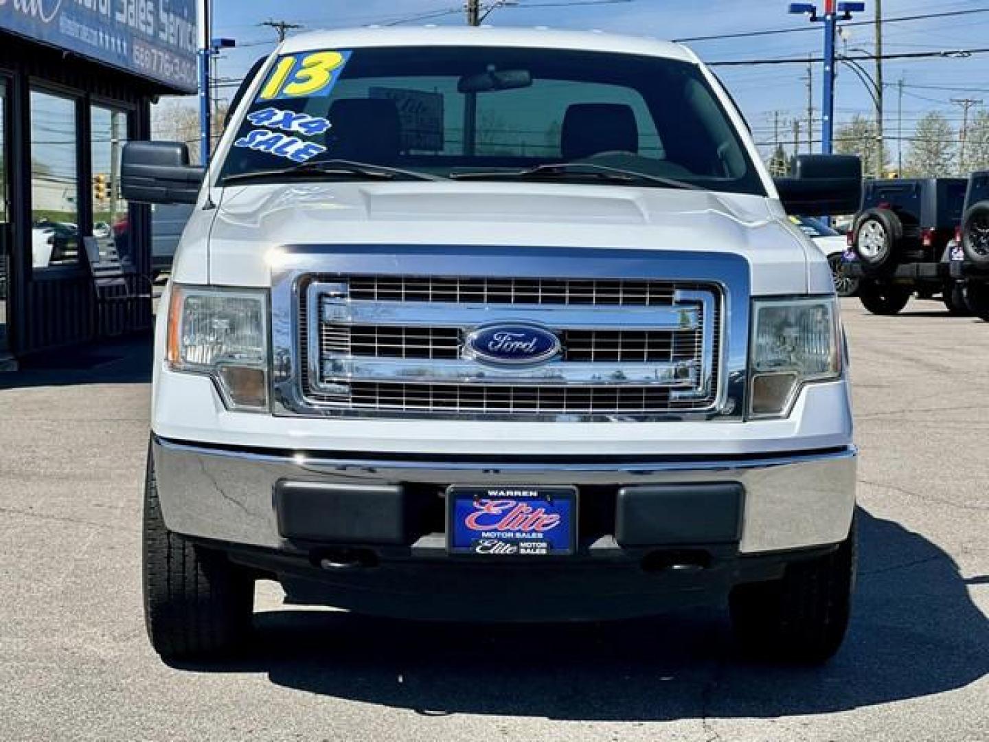 2013 WHITE FORD F-150 (1FTMF1EM0DF) with an V6,3.7L(227 CID),DOHC engine, AUTOMATIC transmission, located at 14600 Frazho Road, Warren, MI, 48089, (586) 776-3400, 42.485996, -82.974220 - Photo#1