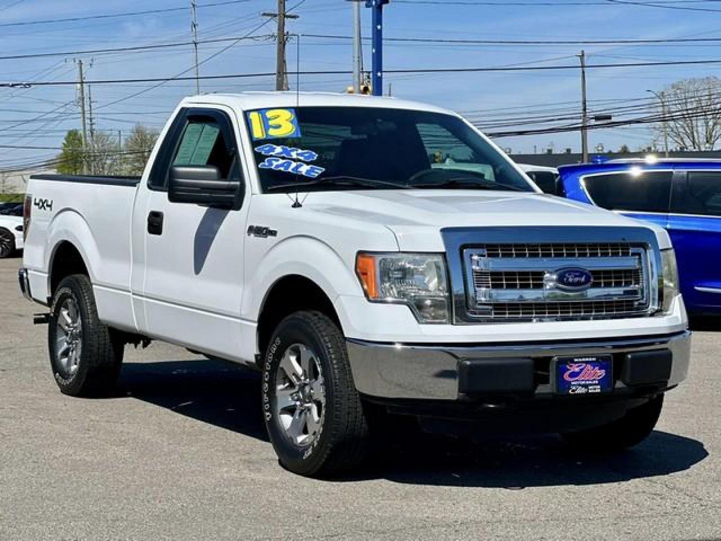 2013 WHITE FORD F-150 (1FTMF1EM0DF) with an V6,3.7L(227 CID),DOHC engine, AUTOMATIC transmission, located at 14600 Frazho Road, Warren, MI, 48089, (586) 776-3400, 42.485996, -82.974220 - Photo#2