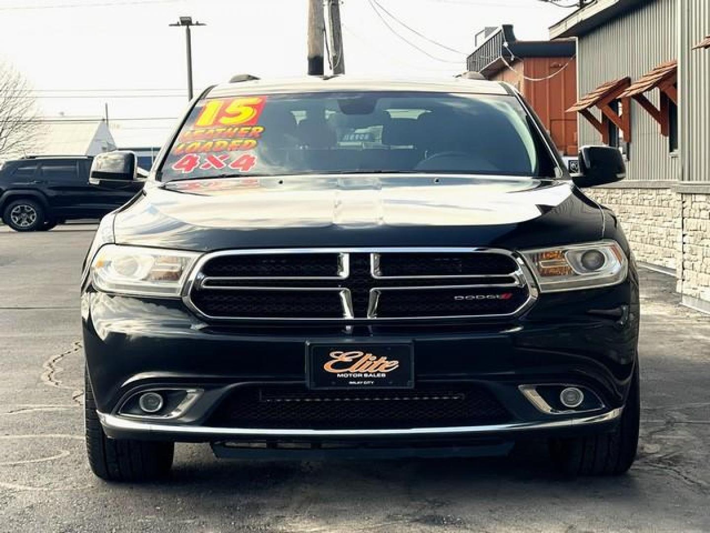 2015 BLACK DODGE DURANGO (1C4RDJDG7FC) with an V6,3.6L(220 CID),DOHC engine, AUTOMATIC transmission, located at 14600 Frazho Road, Warren, MI, 48089, (586) 776-3400, 42.485996, -82.974220 - Photo#5