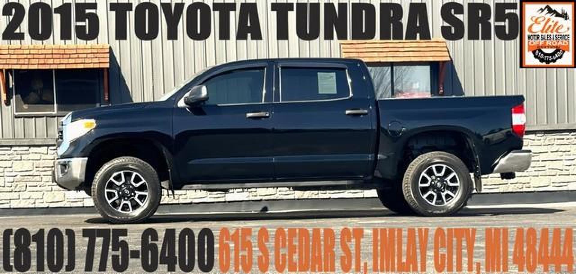 2015 BLACK TOYOTA TUNDRA PICKUP (5TFDY5F14FX) with an V8,5.7L(346 CID),DOHC engine, AUTOMATIC transmission, located at 14600 Frazho Road, Warren, MI, 48089, (586) 776-3400, 42.485996, -82.974220 - Photo#0