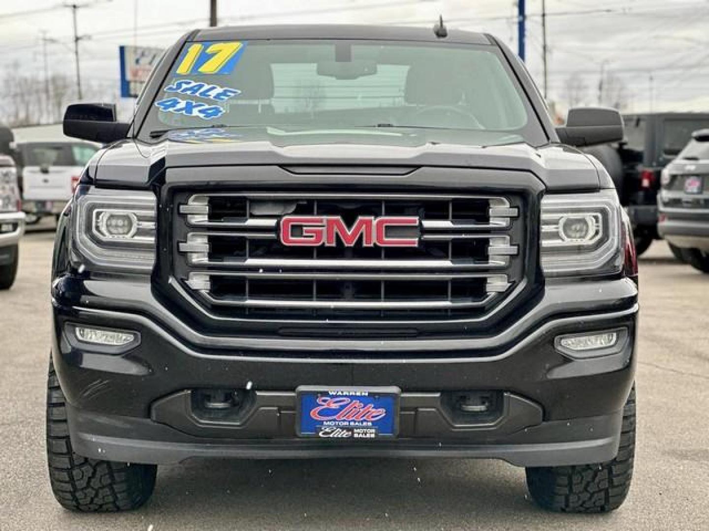 2017 BLACK GMC SIERRA 1500 (1GTV2NEC0HZ) with an V8,5.3L(325 CID),OHV engine, AUTOMATIC transmission, located at 14600 Frazho Road, Warren, MI, 48089, (586) 776-3400, 42.485996, -82.974220 - Photo#1