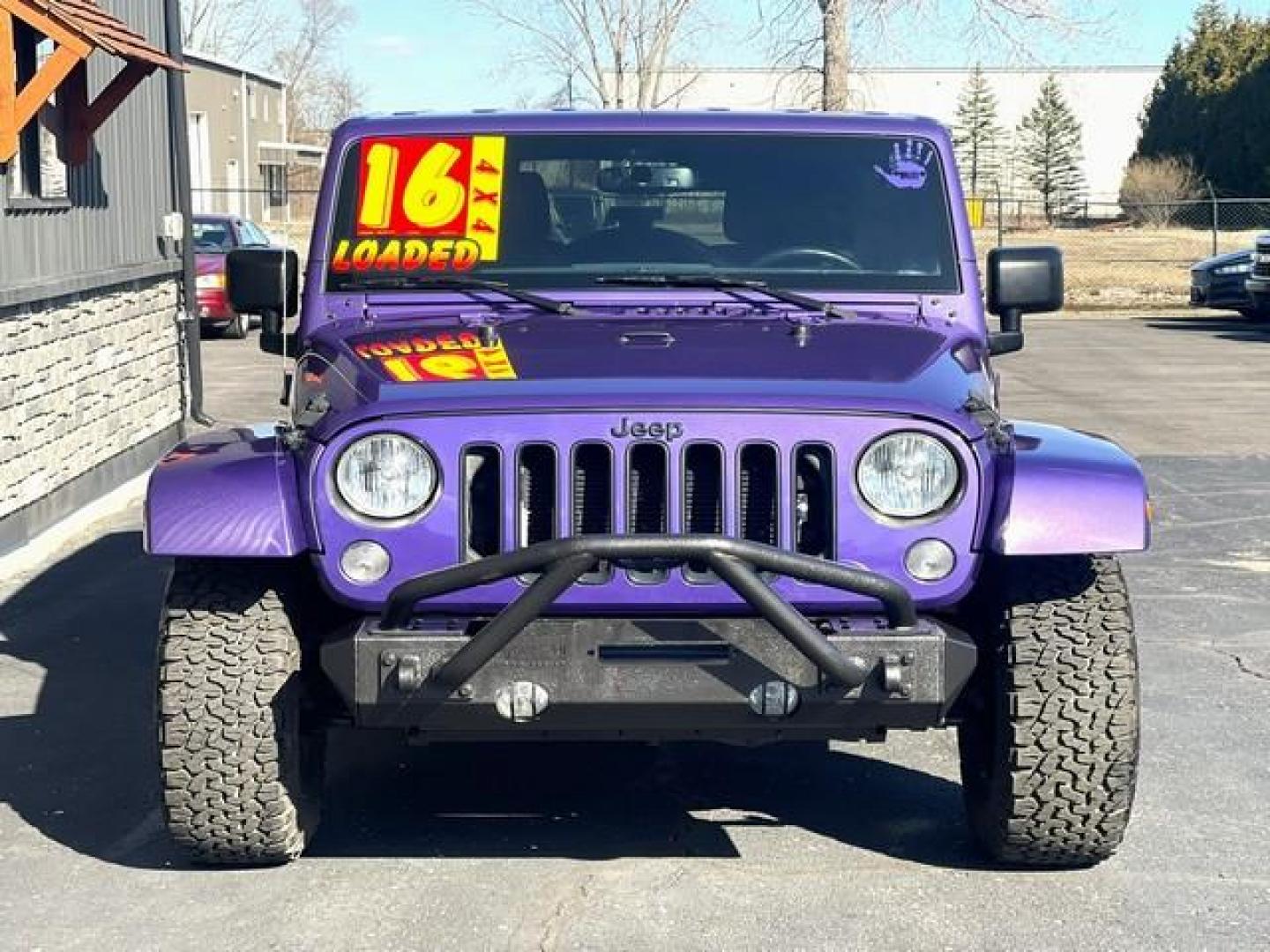 2016 XTREME PURPLE PEARL JEEP WRANGLER (1C4BJWEG4GL) with an V6,3.6L(220 CID),DOHC engine, AUTOMATIC transmission, located at 14600 Frazho Road, Warren, MI, 48089, (586) 776-3400, 42.485996, -82.974220 - Photo#3